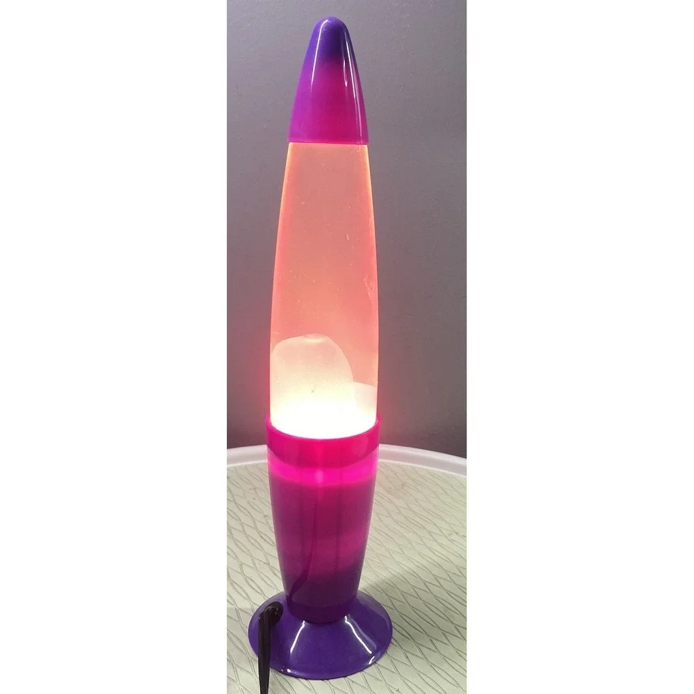 INTERTEK Purple&Pink Lava Lamp ‎ Model 4013 120v 60Hz 13.5